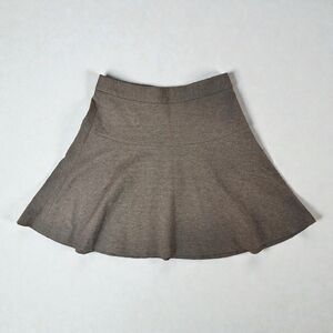 Banana Republic Gray Fit and Flare A-Line Mini Skater Skirt Size 0